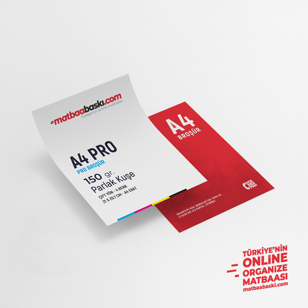 A4 PRO 150 gr. Broşür