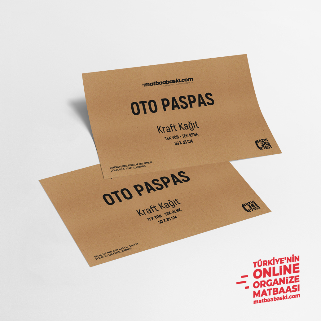 Kraft Kağıt Oto Paspası