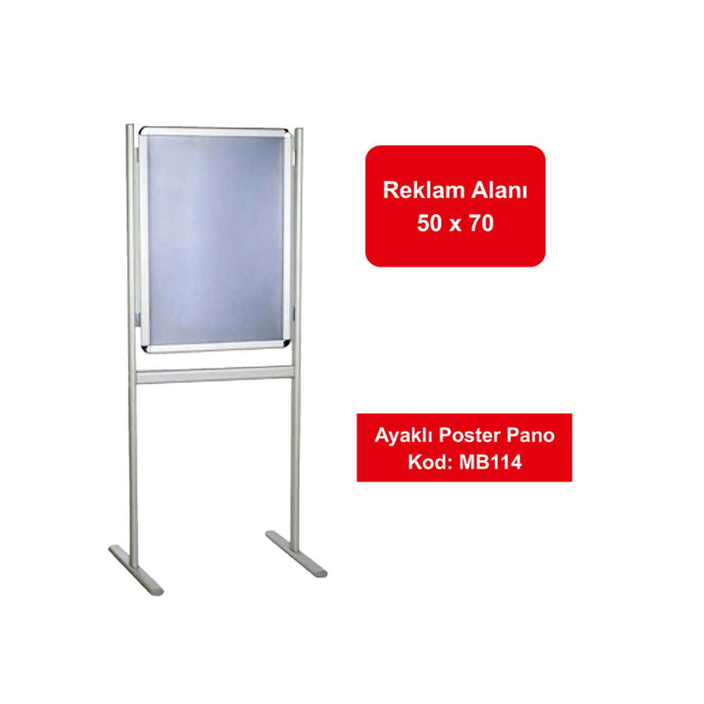 MB114 Ayaklı Poster Pano